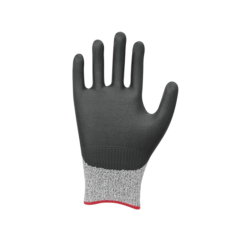 13G HPPE/glass fiber liner with foam nitrile coating