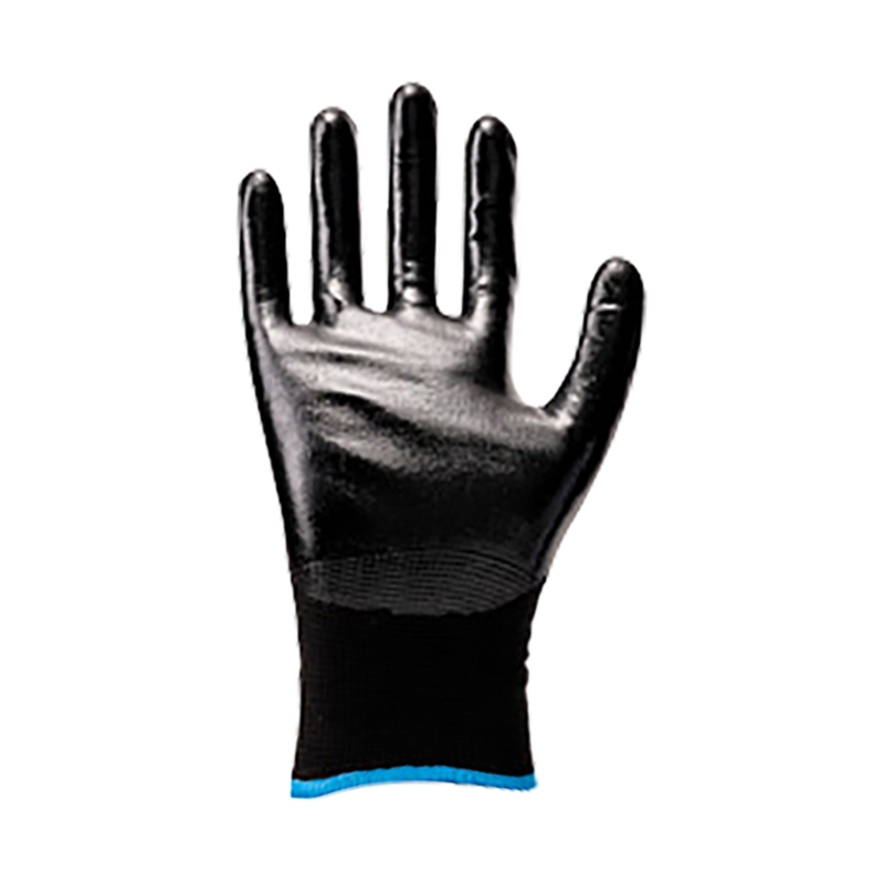 13G polyester shell+10 Acrylic brushed with 3/4 nitrile coating