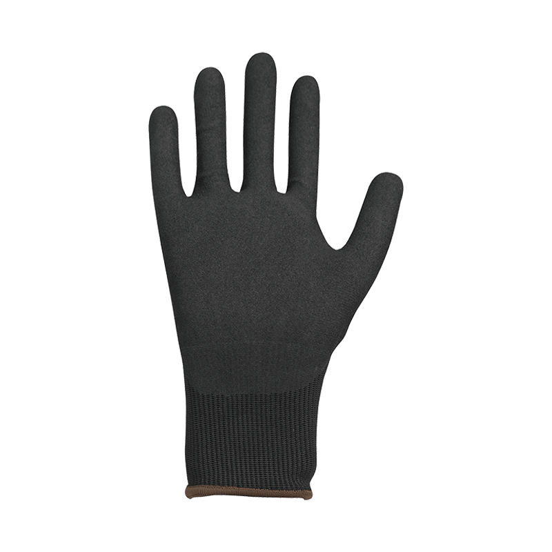 18G high strong HPPE fiber liner with sandy nitrile coating