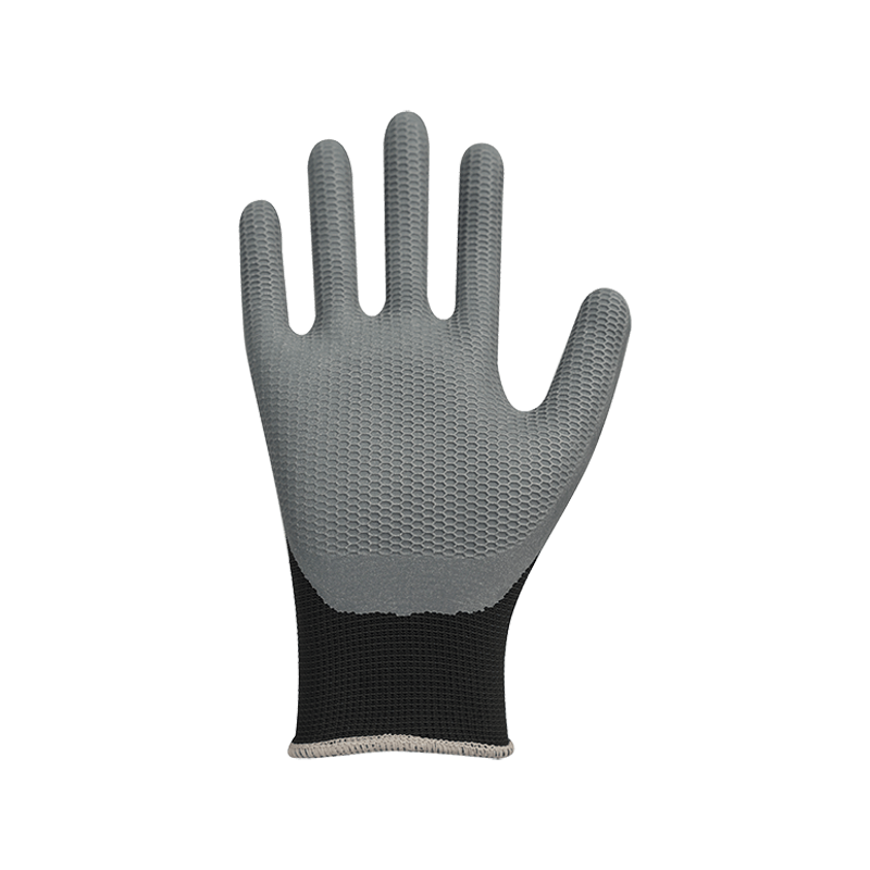 13G polyester with anti slip foam latex coating