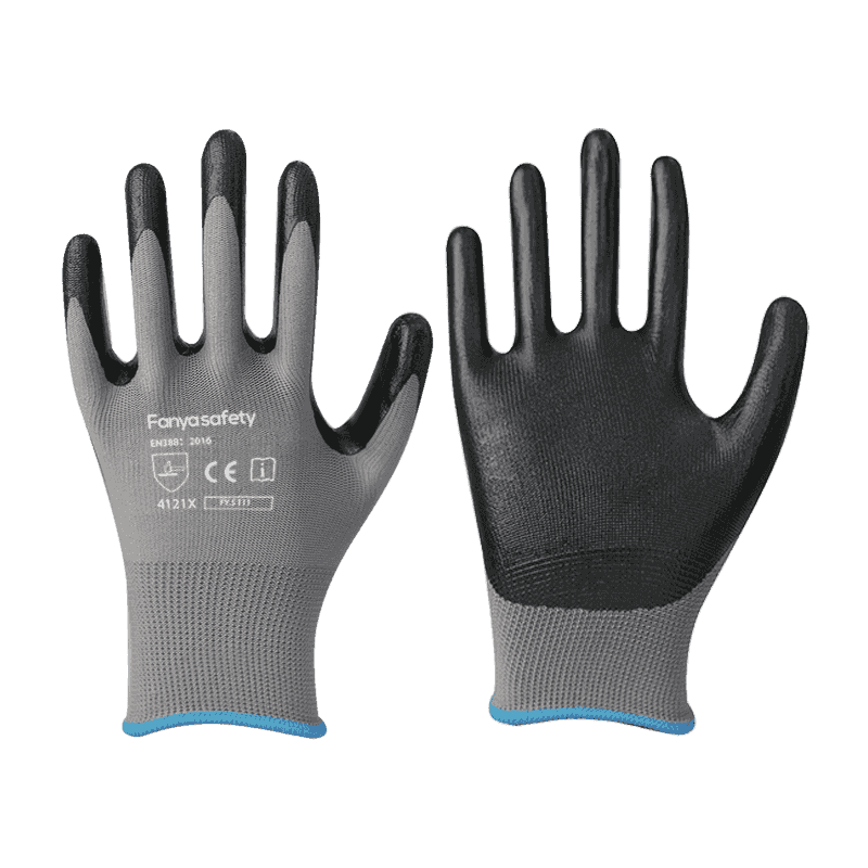 13G polyester liner with nitrile coating