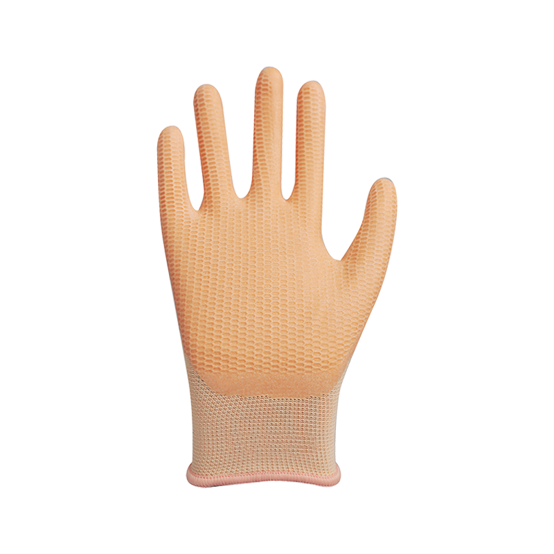 13G polyester with anti slip foam latex coating