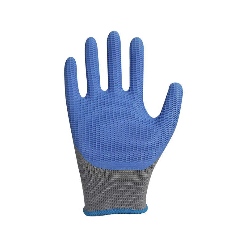 13G polyester with anti slip foam latex coating