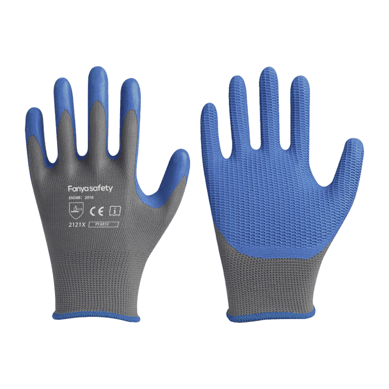 13G polyester with anti slip foam latex coating